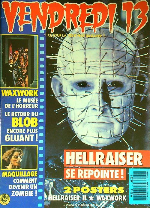 Vendredi 13 n. 4/octobre 1988 - copertina