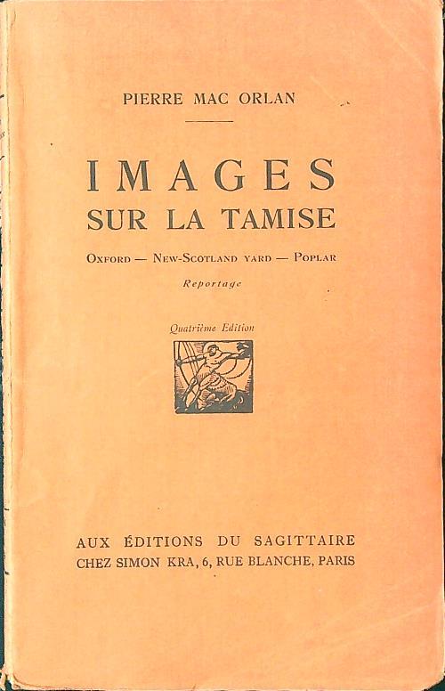 Images sur la Tamise - Pierre Mac Orlan - copertina