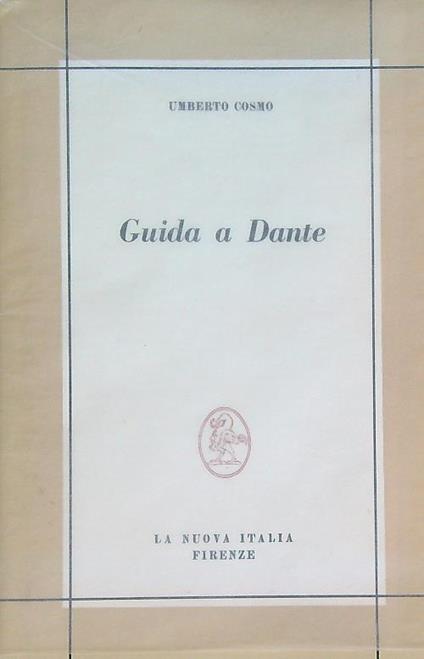 Guida a dante - Umberto Cosmo - copertina