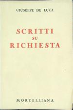 Scritti su richiesta