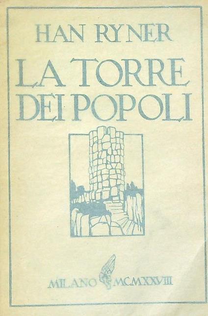 La torre dei popoli - Han Ryner - copertina