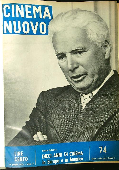 Cinema Nuovo 74-85/gennaio-giugno 1956 - copertina