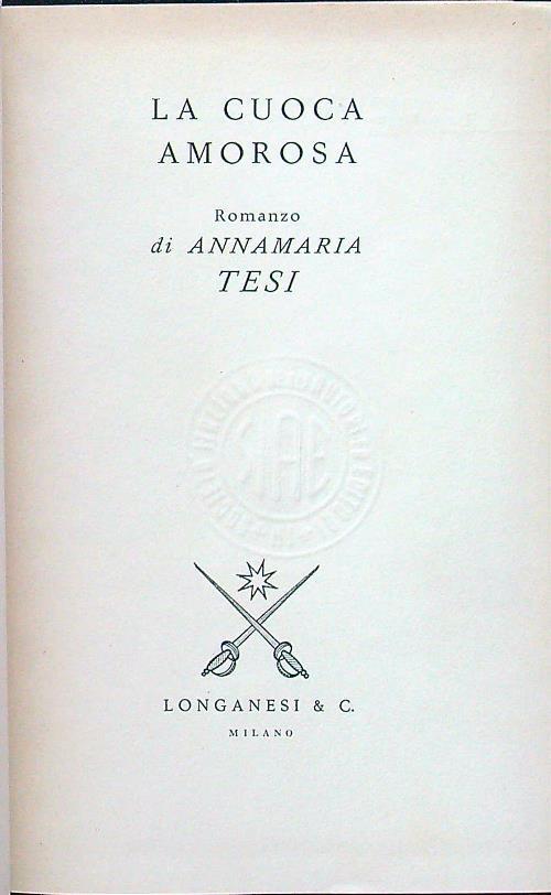 La cuoca amorosa - Annamaria Tesi - copertina