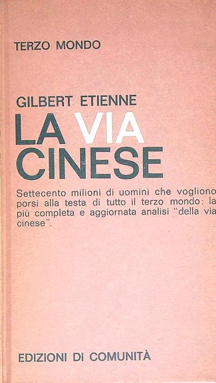 La via cinese - Gilbert Etienne - copertina