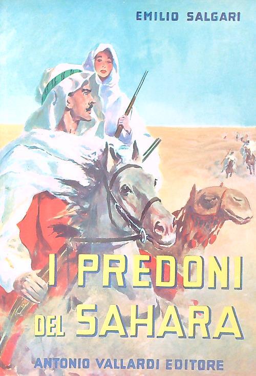 I predoni del Sahara - Emilio Salgari - copertina