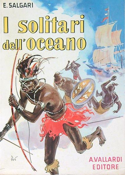 I solitari dell'Oceano - Emilio Salgari - copertina