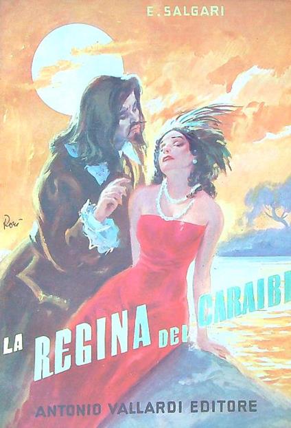 La regina dei caraibi - Emilio Salgari - copertina