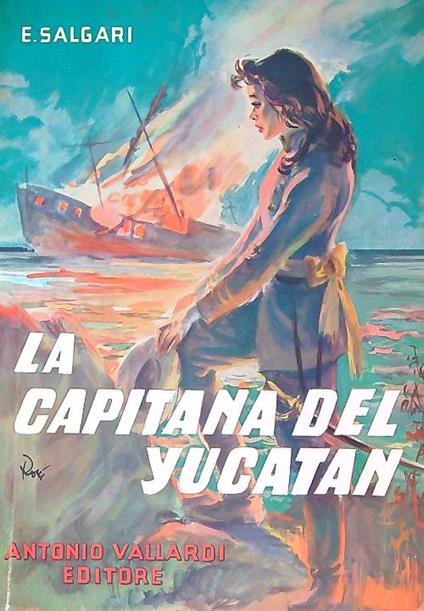 La capitana del Yucatan - Emilio Salgari - copertina