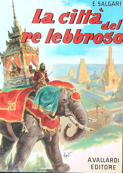 La città del re lebbroso - Emilio Salgari - copertina