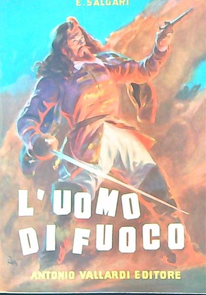 L' uomo di fuoco - Emilio Salgari - copertina