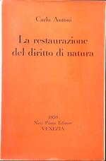 La restaurazione del diritto di natura