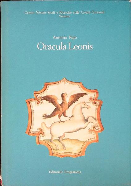 Oracula Leonis - Antonio Rigo - copertina