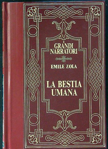 La bestia umana - Émile Zola - copertina