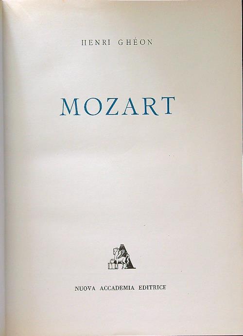 Mozart - Henri Ghéon - copertina