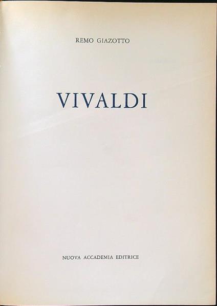 Vivaldi - Remo Giazotto - copertina