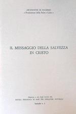 Il messaggio della salvezza in Cristo