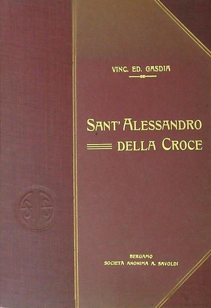 Sant'Alessandro della croce - copertina