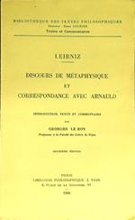 Discours de metaphysique et correspondance avec Arnauld