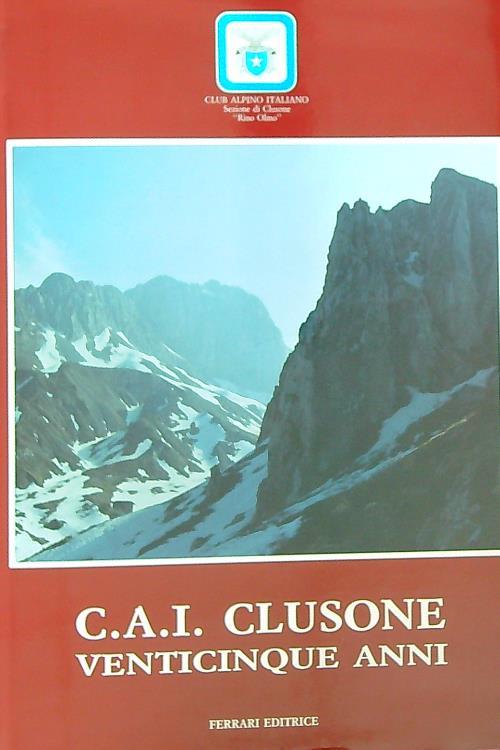 C.A.I. Clusone venticinque anni - copertina