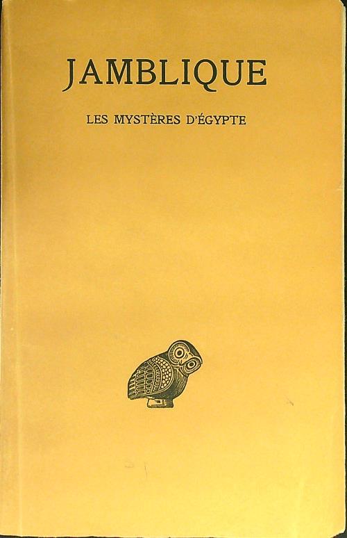 LESes mysteres d'Egypte - Jamblique - copertina