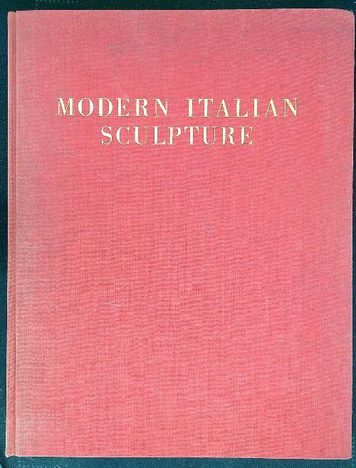 Modern Italian Sculpture - Roberto Salvini - copertina