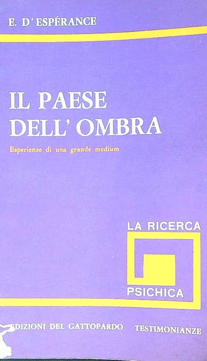 Il paese dell'ombra - copertina