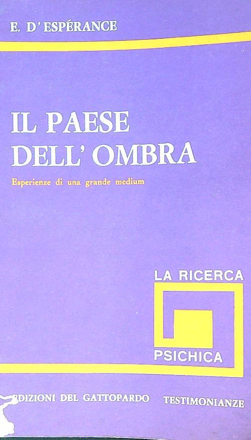 Il paese dell'ombra - copertina