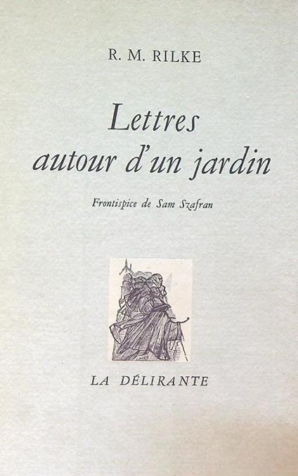 Lettres autour d'un jardin - copertina