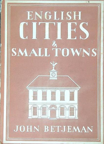 English cities and small towns - copertina