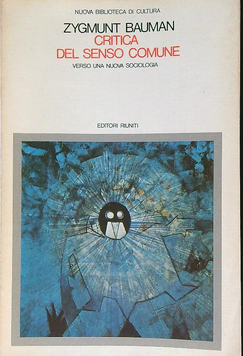 Critica del senso comune - Zygmunt Bauman - copertina