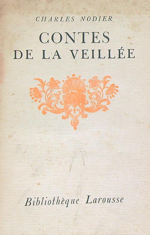 Contes de la Veillee - Charles Nodier - copertina