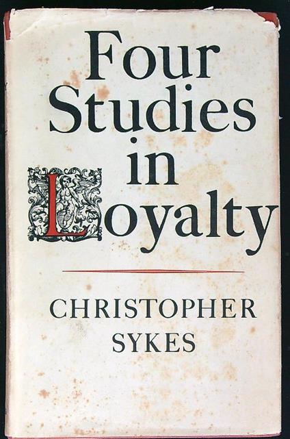 Four Studies in Loyalty - copertina