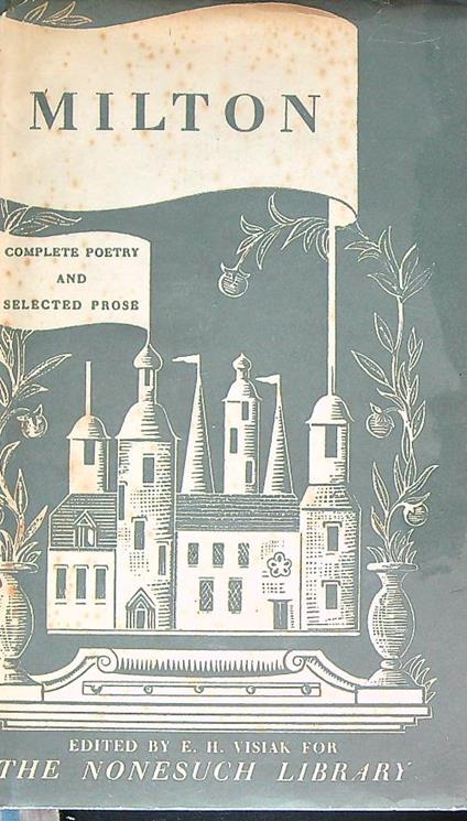 Complete poetry and selected prose - John Milton - copertina