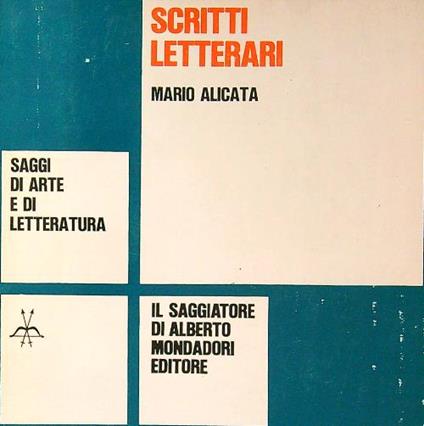 Stritti letterari - Mario Alicata - copertina