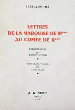 Lettres de la Marquise de M au comte de R
