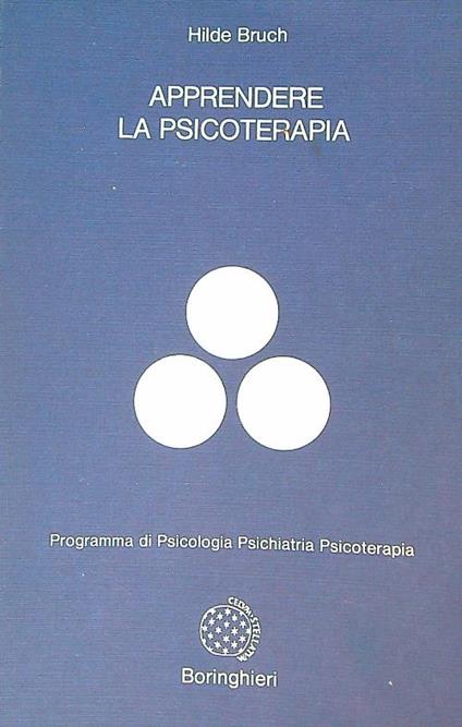 Apprendere la psicoterapia - Hilde Bruch - copertina