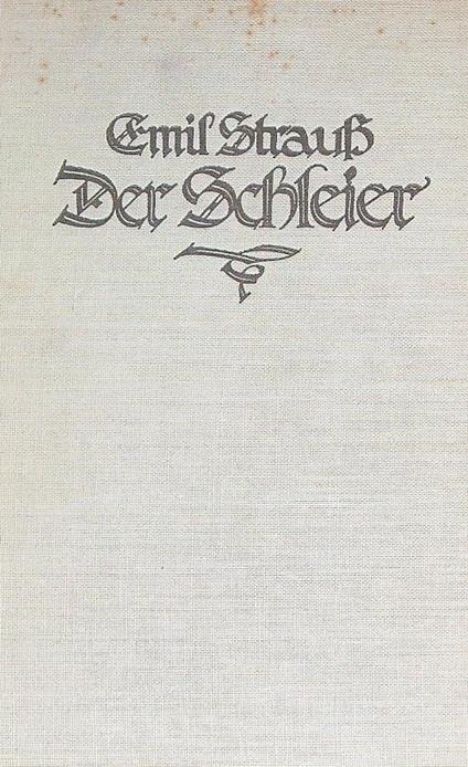 Der Schleier - Neil Strauss - copertina
