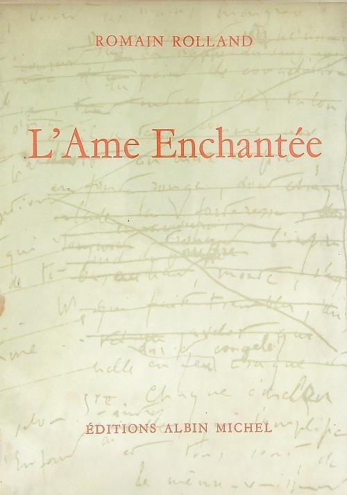 L' ame enchantee - Romain Rolland - copertina