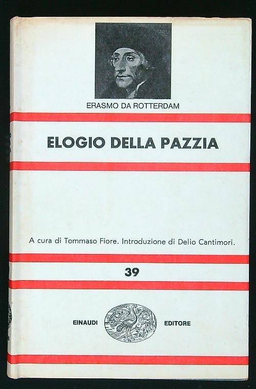 Elogio della pazzia - Erasmo da Rotterdam - copertina