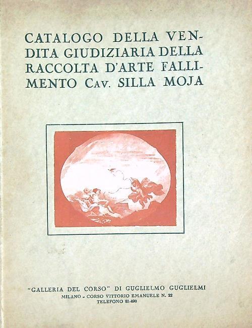 Catalogo della vendita giudiziaria della raccolta d'arte fallimento Cav. Silla Moja 92/anno XIX - copertina