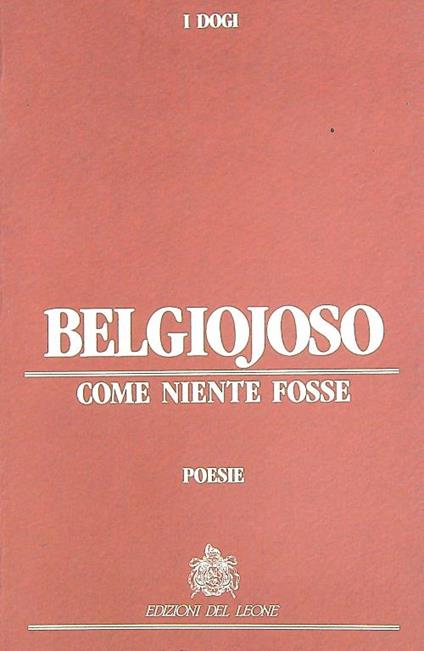 Come niente fosse - copertina