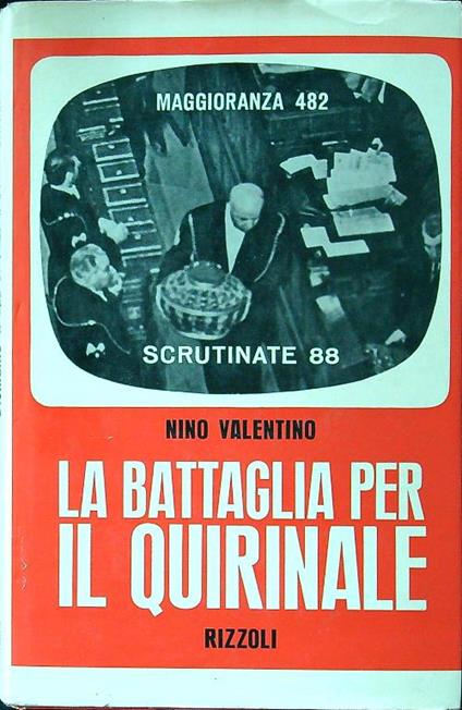 La battaglia per il Quirinale - Nino Valentino - copertina