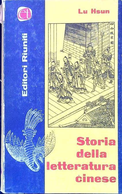 Storia della letteratura cinese. La prosa I - Lu Hsun - copertina