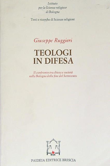 Teologi in difesa - Giuseppe Ruggieri - copertina