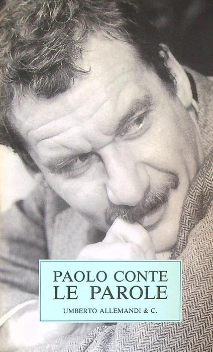 Le parole - Paolo Conte - copertina