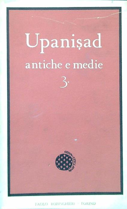 Upanisad. Antiche e medie 3 - copertina