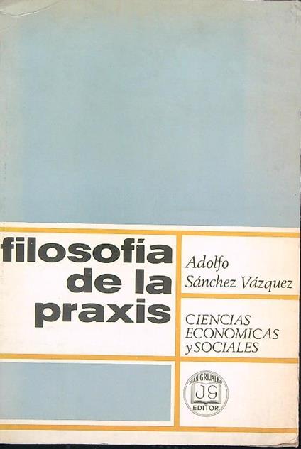 Filosofia de la praxis - copertina