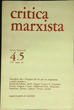 Critica marxista n. 4-5/1977