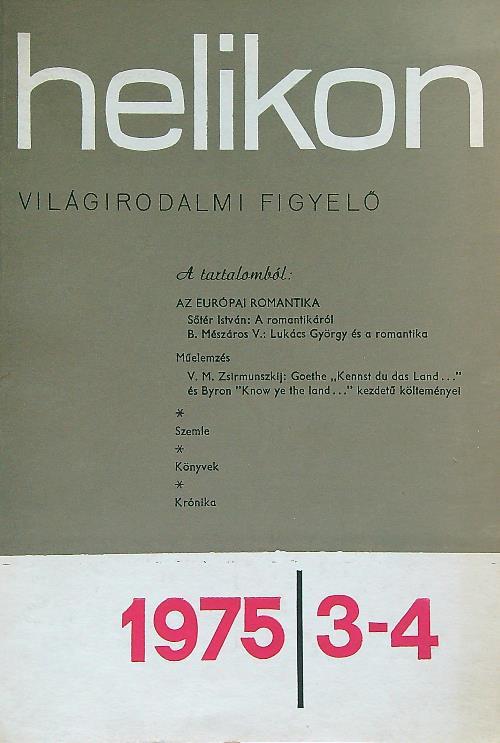 Helikon 3/4 - 1975 - copertina