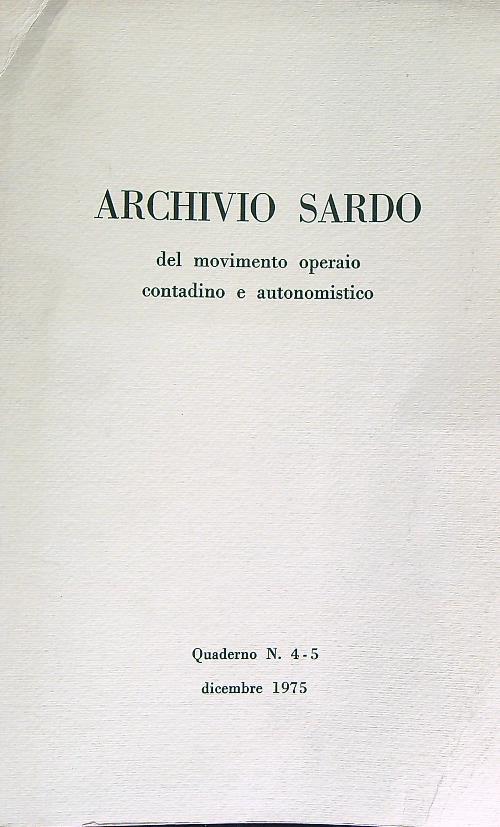 Archivio sardo del movimento operaio contadino e autonomistico 4 5